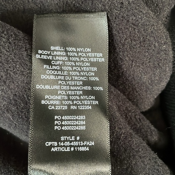 NWT Aritzia Golden Nitro Jacket, XL - Picture 9 of 9